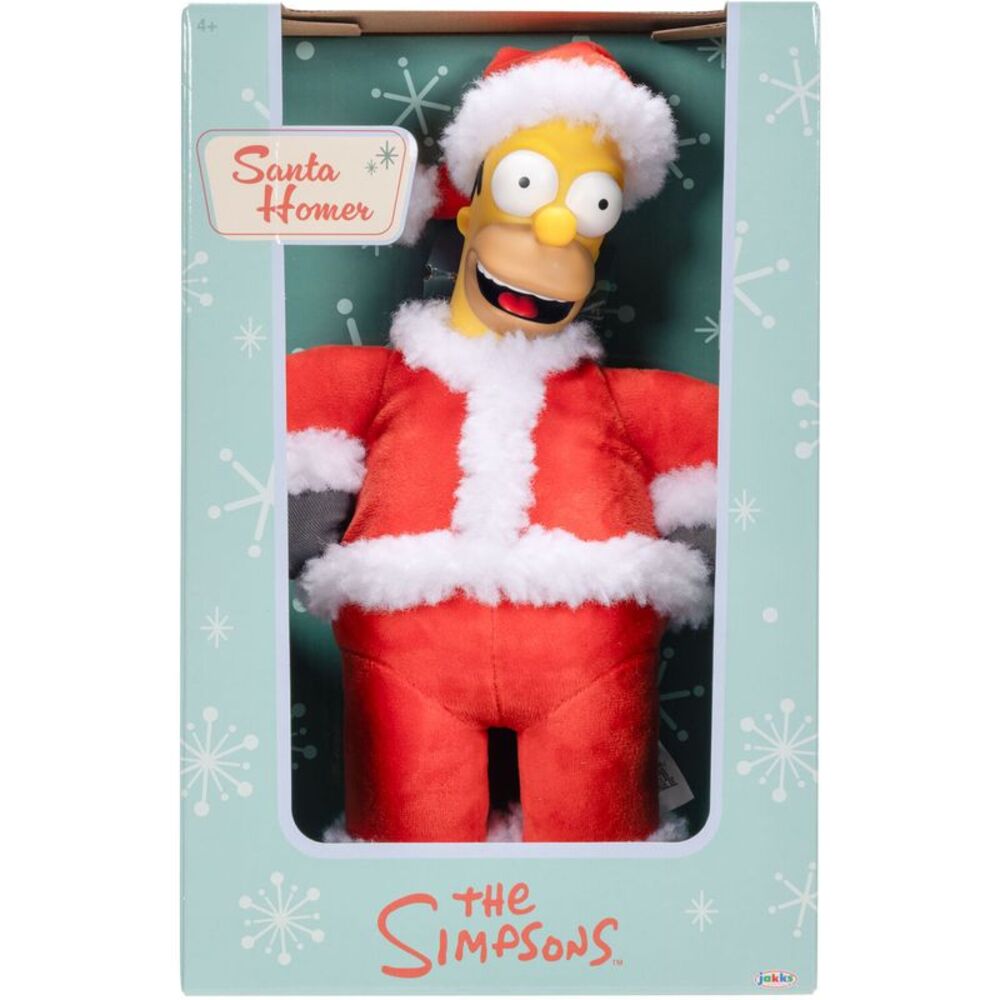 Simpsons - Santa Homer Roto Plush  COLLECTIBLES